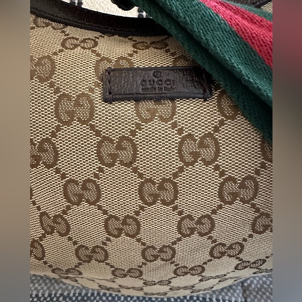 Gucci GG Saddle Zip Crossbody -Canvas